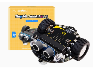 Kit Mini Carro Rob&ocirc; Smart Tiny:bit para micro:bit sem placa V2 - Imagem 1