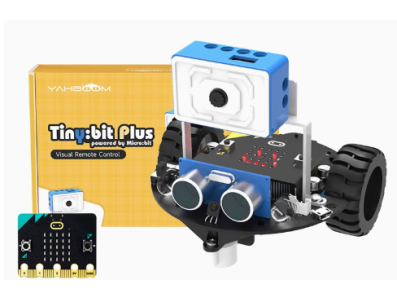 Carro Rob&ocirc; Inteligente Micro:bit com Controle Remoto de V&iacute;deo e M&oacute;dulo de Imagem WiFi | Kit Tiny:bit Plus V2 - Imagem 1
