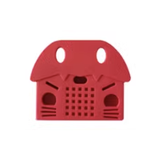 Capa protetora de silicone vermelha para micro:bit