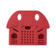 Capa protetora de silicone vermelha para micro:bit