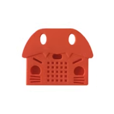 Capa protetora de silicone laranja para BBC Micro:bit