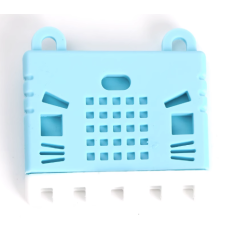 Capa protetora de silicone azul celeste para Micro:bit