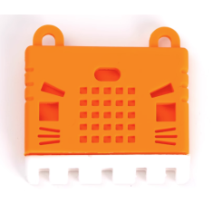 Capa protetora de silicone laranja para Micro:bit