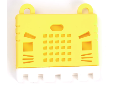 Capa protetora de silicone amarela para Micro:bit - Imagem 1