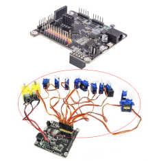 KittenBot placa driver de motor e controladora de desenvolvimento para RosBot, programa&ccedil;&atilde;o Scratch, compat&iacute;vel com UNO R3 e BBC 