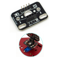 Placa adaptadora KittenBot para Micro:bit, para conex&atilde;o com m&oacute;dulo ultrass&ocirc;nico e servo 9g