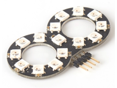 KittenBot Original 8bit Anel RGB Full-Color para BBC micro:bit, Programa&ccedil;&atilde;o Scratch - Imagem 1