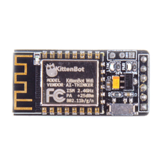 M&oacute;dulo Wi‑Fi KittenBot Original para BBC Micro:bit, programa&ccedil;&atilde;o gr&aacute;fica e suporte a download sem fio