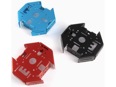 Chassi de alum&iacute;nio KittenBot para KittenBot Robot Kit, dispon&iacute;vel em azul, preto ou vermelho. Indique a cor desejada. - Imagem 1