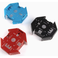 Chassi de alum&iacute;nio KittenBot para KittenBot Robot Kit, dispon&iacute;vel em azul, preto ou vermelho. Indique a cor desejada.