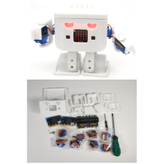Robotbit OTTO Vers&atilde;o DIY Rob&ocirc; humanoide program&aacute;vel para BBC Micro:bit