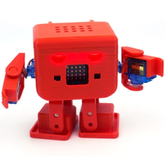Rob&ocirc; humanoide program&aacute;vel OTTO vers&atilde;o Robotbit DIY para BBC Micro:bit