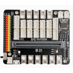 Placa adaptadora IOBIT V2 compat&iacute;vel com Micro:bit e placa de controle, suporta programa&ccedil;&atilde;o Scratch e Python
