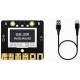 Control Board 2.0 M&oacute;dulo program&aacute;vel de expans&atilde;o para BBC Micro:bit compat&iacute;vel com cabo Type-C - Thumb - 1