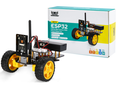 ESP32 CAM 2WD Smart Robot Car Kit with WiFi APP Control - Imagem 1