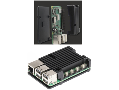 Gabinete em alum&iacute;nio para Raspberry Pi 3B/3B+ - Imagem 1