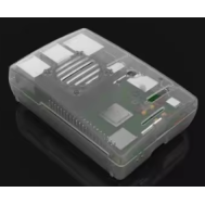 Gabinete moldado por inje&ccedil;&atilde;o para Raspberry Pi 3B/3B+ com suporte para ventoinha e dissipador