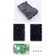 Gabinete preto em ABS com acesso ao GPIO de 40 pinos e suporte para ventoinhas para Raspberry Pi 3B+/3B - Thumb - 1