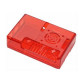 Gabinete ABS vermelho largo com porta GPIO de 40 pinos e suporte instalado para ventoinhas para Raspberry Pi 3B+/3B - Thumb - 2