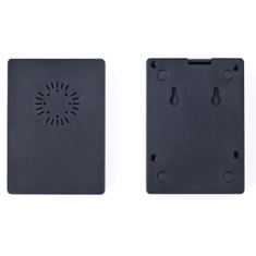 Gabinete ABS preto com ventila&ccedil;&atilde;o, compat&iacute;vel com ventoinhas para Raspberry Pi 3B+/3B