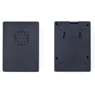 Gabinete ABS preto com ventila&ccedil;&atilde;o, compat&iacute;vel com ventoinhas para Raspberry Pi 3B+/3B