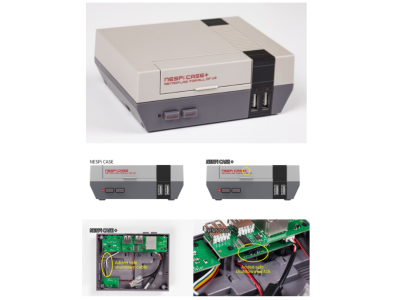 Gabinete Retroflag Upgraded Nespi Case+ para Raspberry Pi 3B/3B+ - Imagem 1
