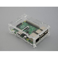 Gabinete acr&iacute;lico transparente para Raspberry Pi 3B+/3B
