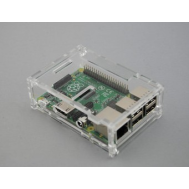 Gabinete acr&iacute;lico transparente para Raspberry Pi 3B+/3B