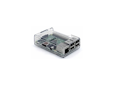 Gabinete ABS branco transl&uacute;cido para Raspberry Pi 2B/3B/3B+ - Imagem 7
