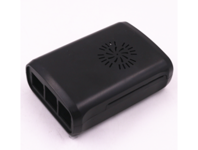 Gabinete preto para Raspberry Pi 3B/3B+ com montagem para ventoinhas e ventila&ccedil;&atilde;o - Imagem 7