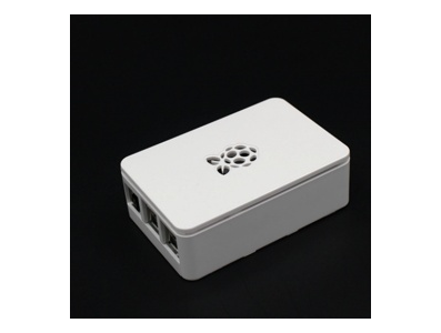 Gabinete em pl&aacute;stico ABS branco com logo para Raspberry Pi 3B/3B+ - Imagem 7