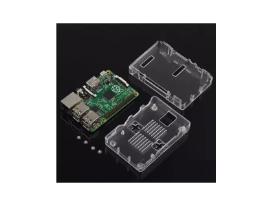 Gabinete em ABS transparente para Raspberry Pi 3B/3B+ - Imagem 1
