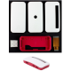 Case oficial vermelho e branco para Raspberry Pi Zero e Zero W - Thumb - 7