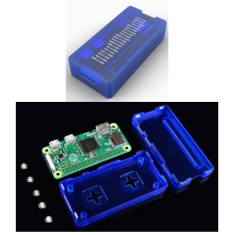 Gabinete ABS azul para Raspberry Pi Zero / Zero W