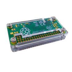 Gabinete acr&iacute;lico transparente para Raspberry Pi Zero sem orif&iacute;cio para dissipador