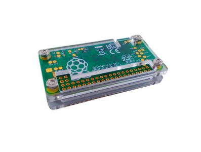 Gabinete acr&iacute;lico transparente para Raspberry Pi Zero sem orif&iacute;cio para dissipador - Imagem 1