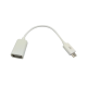 Adaptador micro USB OTG branco para Raspberry Pi Zero / Zero W - Thumb - 1