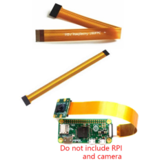 Cabo FFC 15 cm para Raspberry Pi 5, Zero e Zero W, para m&oacute;dulo de c&acirc;mera Zero V1.3 (apenas cabo)