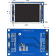 Display LCD Touch 3,2 polegadas 320&times;240 (D)