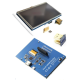 M&oacute;dulo LCD 5 polegadas com touchscreen resistivo, interface HDMI, resolu&ccedil;&atilde;o 800&times;480, para PI3 - Thumb - 1