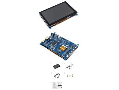 Display LCD Touch 5 polegadas HDMI (H) - Imagem 1