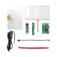 Display LCD IPS 7 polegadas 1024&times;600 com touchscreen resistivo para Raspberry Pi 3/4 - Thumb - 1