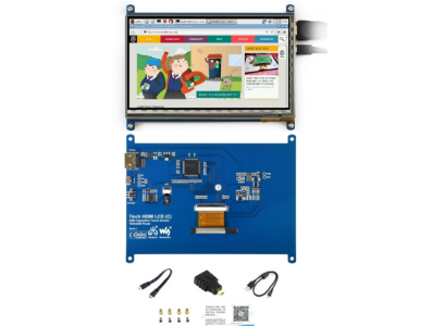 Display LCD HDMI 7 polegadas (C) - Imagem 1