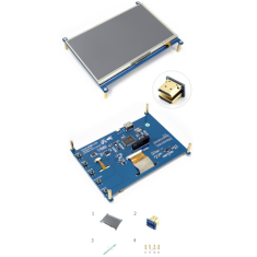 Display LCD 7 polegadas com HDMI e fun&ccedil;&atilde;o touch