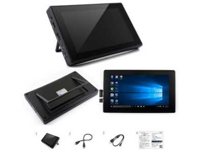 Display LCD HDMI 7'' (H) com case - Imagem 1