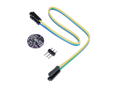 Sensor de Pulso (Frequ&ecirc;ncia Card&iacute;aca) sem soldagem, roxo - Imagem 1
