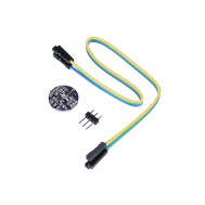 Sensor de Pulso (Frequ&ecirc;ncia Card&iacute;aca) sem soldagem, roxo