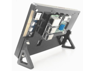Suporte para tela 7 polegadas com fixa&ccedil;&atilde;o por parafuso e suporte para Raspberry Pi 3 - Imagem 1