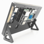 Suporte para tela 7 polegadas com fixa&ccedil;&atilde;o por parafuso e suporte para Raspberry Pi 3