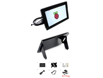 Waveshare Display LCD HDMI 10,1'' IPS capacitivo 1280 x 800 para Raspberry Pi 3/4 - Imagem 1